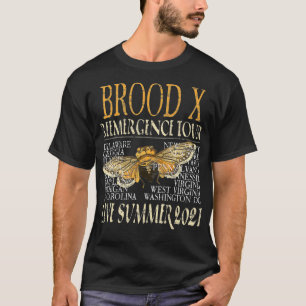 Cicada Insect 17 Year Brood X Great Eastern Brood  T-Shirt