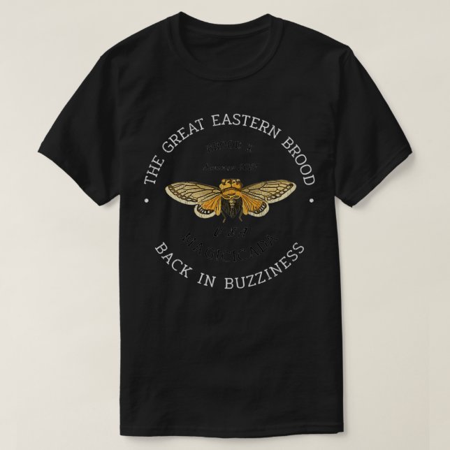Cicada Insect Great Eastern Brood X USA 2021 Magic T-Shirt (Design Front)