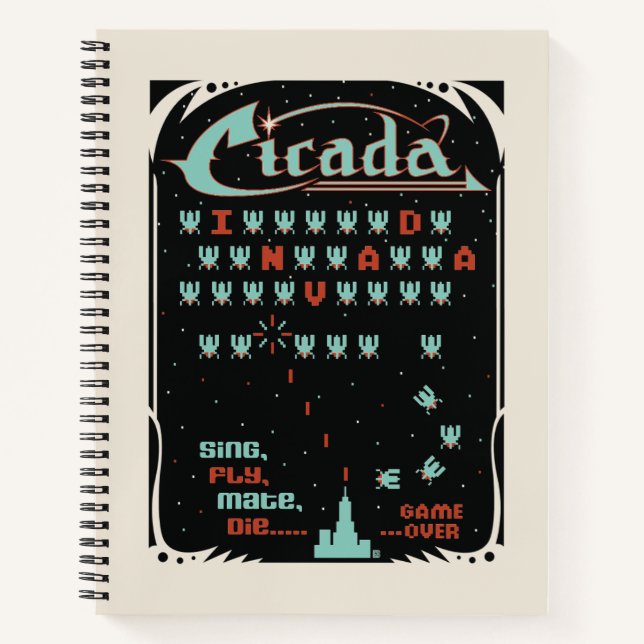 Cicada Invada Notebook (Front)
