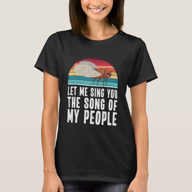 Cicada Meme Brood X Quote T-Shirt (Front)