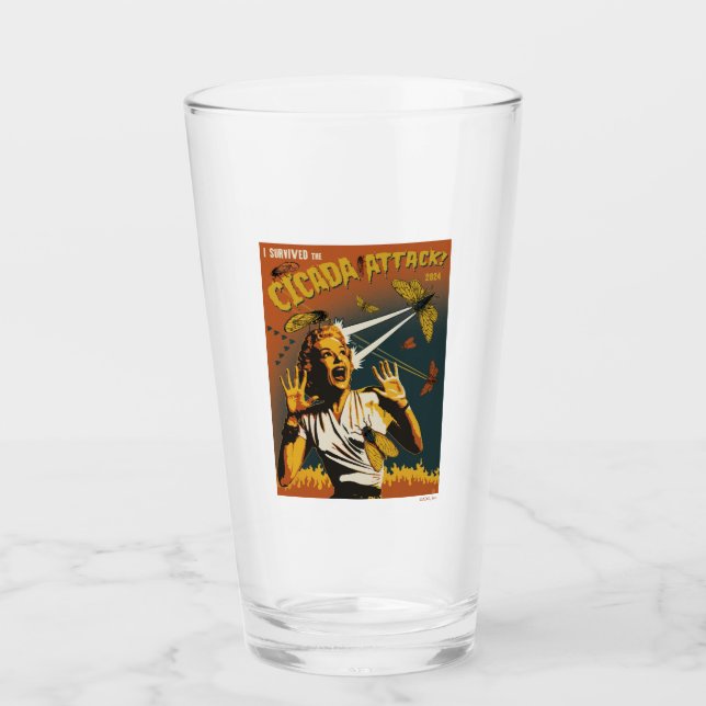 Cicada Screaming Lady 2024 Glass (Front)