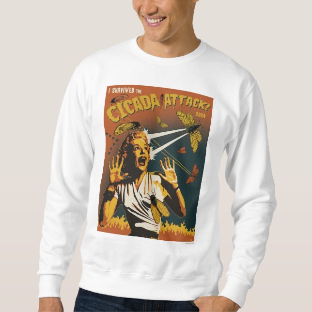 Cicada Screaming Lady 2024 Sweatshirt (Front)