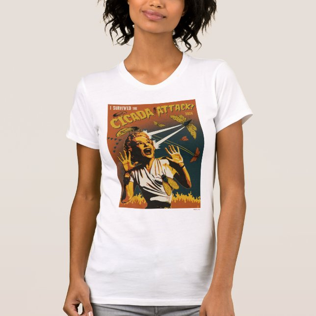 Cicada Screaming Lady 2024 T-Shirt (Front)