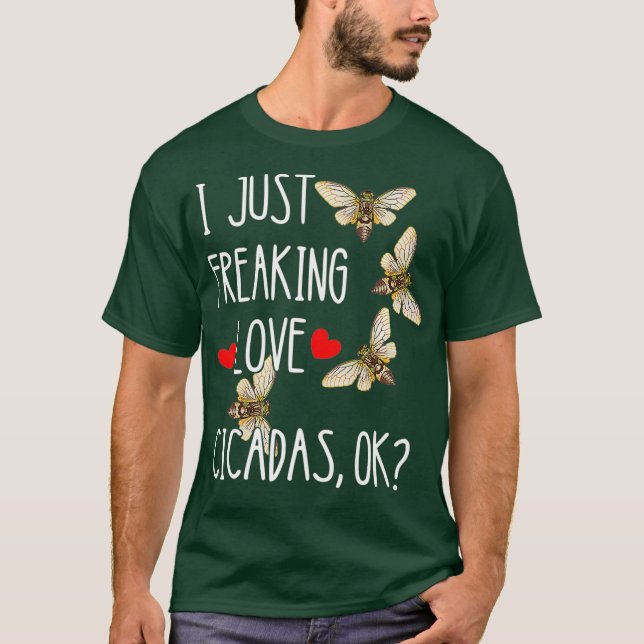 Cicada Swarm Insect Lover Magicicada Brood Bug T-Shirt (Front)