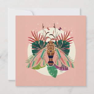 Cicada Tropical Card