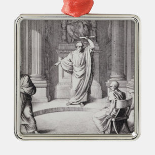Cicero Denouncing Catiline Metal Tree Decoration