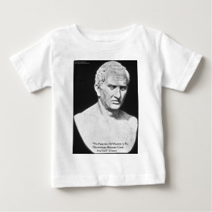 Cicero "Good & Evil" Wisdom Quote Cards & Gifts Baby T-Shirt