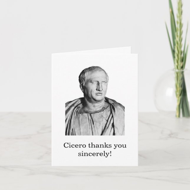 Cicero Thank You Card (Front)