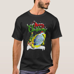 Cichlid Fish  Xmas Decorations Santa Cichlid Chris T-Shirt