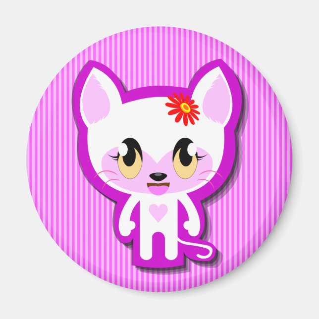 cici meow on magnet (Front)