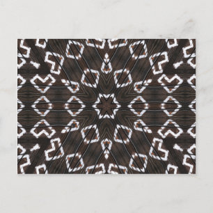 Čičmany Snowflake Postcard