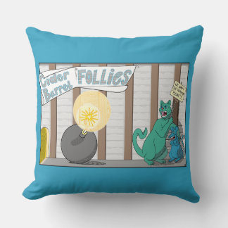 Cider Barrell Follies Comic Cushion