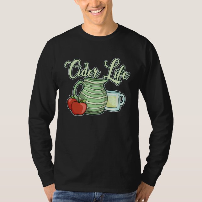 Cider Life Vinegar Condiment T-Shirt (Front)
