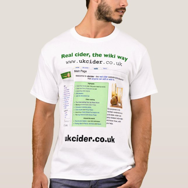 ciderwiki T-Shirt (Front)