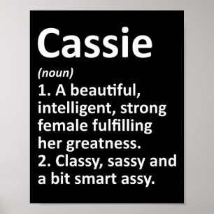 Cie Definition Personalised Name Funny  Poster
