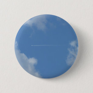 Ciel bleu 6 cm round badge
