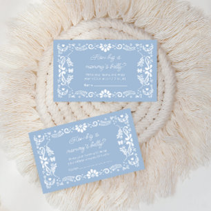 Cielito Lindo Baby Shower How Big Is Mummy's Belly Enclosure Card