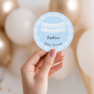 Cielito Lindo Blue Baby Shower Favour Tags
