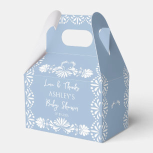 Cielito lindo Blue Mexican Baby Shower Favour Boxe Box