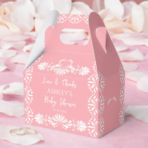 Cielito lindo Dusty Pink Baby Shower Favour Boxes