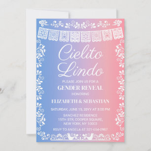 Cielito Lindo Gender Reveal Invitation