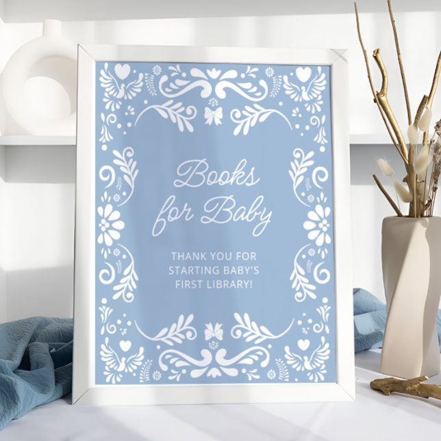 Cielito Lindo Mexican Baby Shower Books for Baby Poster (Creator Uploaded)