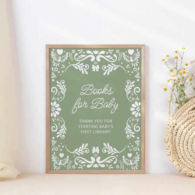 Cielito Lindo Mexican Baby Shower Books for Baby Poster (Creator Uploaded)