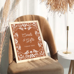 Cielito Lindo Mexican Baby Shower Cards and Gifts Poster