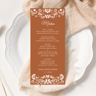 Cielito Lindo Mexican Baby Shower Menu