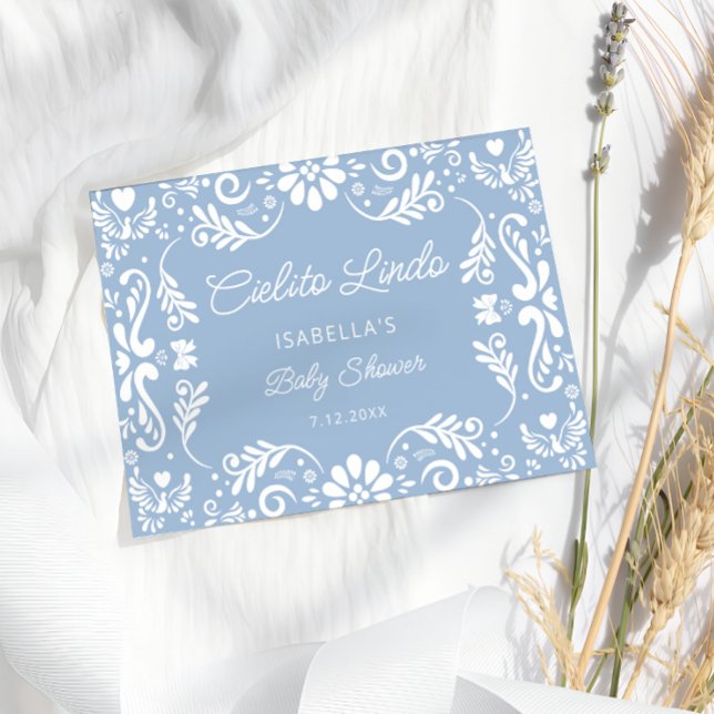 Cielito Lindo Mexican Baby Shower Thank You Card (Creator Uploaded)