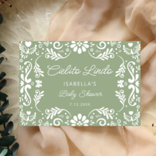 Cielito Lindo Mexican Baby Shower Thank You Card