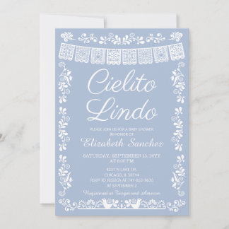Cielito Lindo Mexican Fiesta Baby Shower Invitation