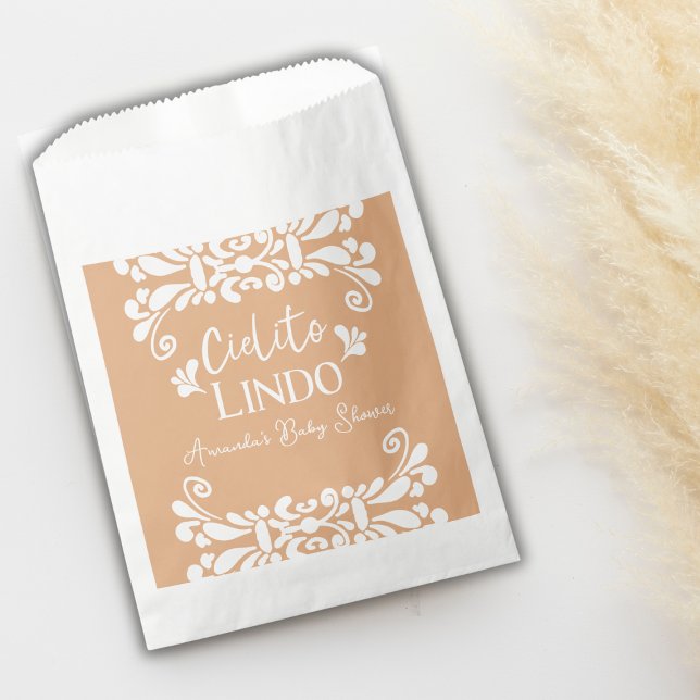 Cielito Lindo Mexican Fiesta Neutral Baby Shower Favour Bags (Creator Uploaded)