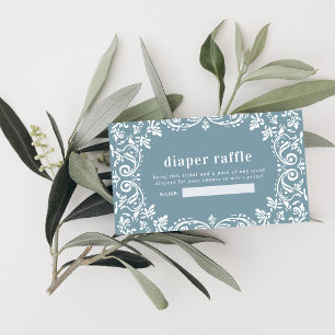 Cielito Lindo Mexican Papel Picado Diaper Raffle Enclosure Card