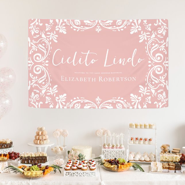 Cielito Lindo Mexican Papel Picado Talavera Banner (Creator Uploaded)