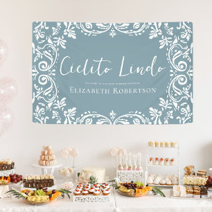 Cielito Lindo Mexican Papel Picado Talavera Banner