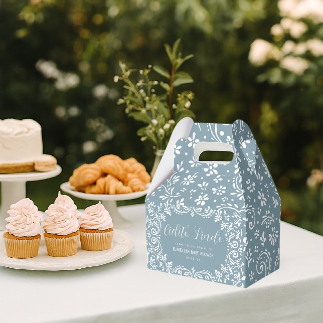 Cielito Lindo Mexican Papel Picado Talavera  Favour Box (Creator Uploaded)