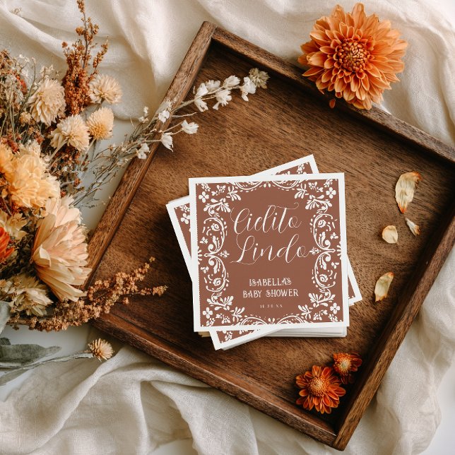 Cielito Lindo Mexican Papel Picado Talavera  Napkin (Creator Uploaded)