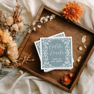 Cielito Lindo Mexican Papel Picado Talavera  Napkin