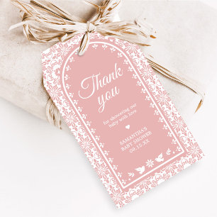 Cielito Lindo Papel Picado Baby Shower Favor Tags