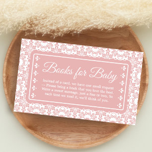 Cielito Lindo Papel Picado Shower Books for Baby Enclosure Card