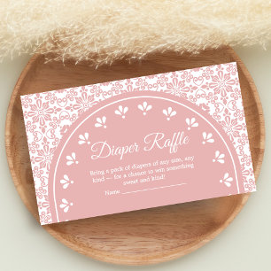 Cielito Lindo Papel Picado Shower Diaper Raffle Enclosure Card