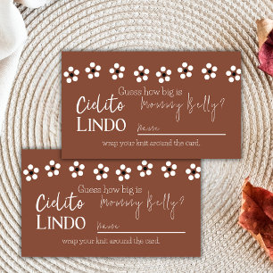 Cielito Lindo Talavera Mexican Baby Shower Game Enclosure Card