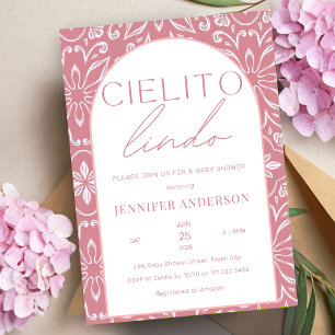 Cielito Lindo Talavera Mexican Baby Shower Invitation