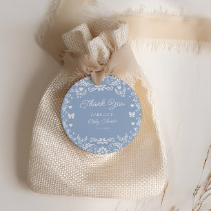 Cielito Lindo Talavera Mexican Baby Shower Thanks Favour Tags