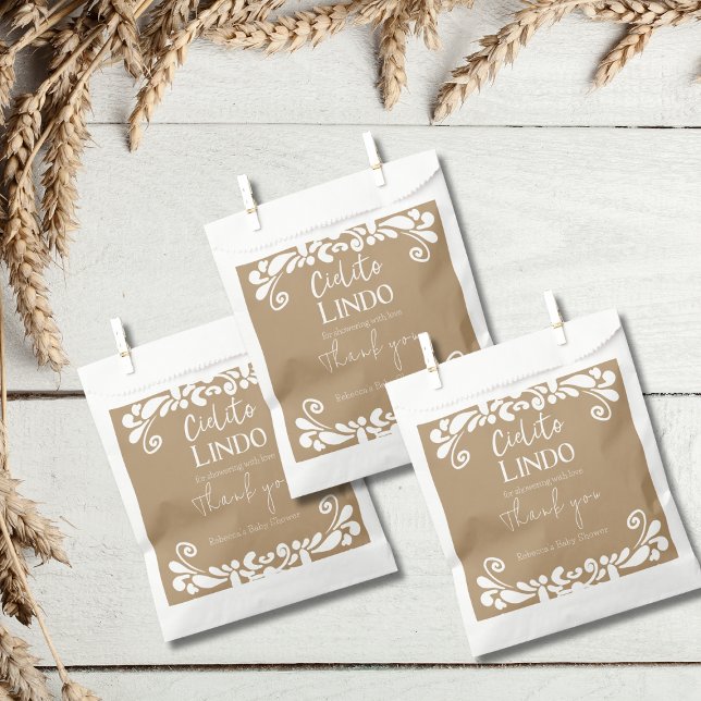Cielito Lindo Talavera Mexican Fiesta Baby Shower Favour Bags (Creator Uploaded)