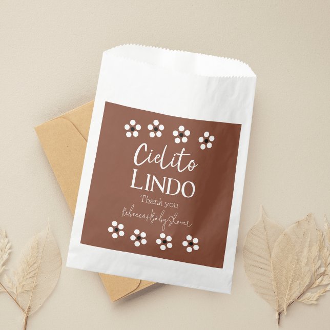 Cielito Lindo Talavera Mexican Fiesta Baby Shower Favour Bags (Creator Uploaded)