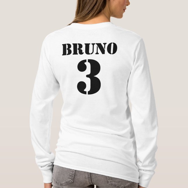 Cielo Azul Ravens with number T-Shirt (Back)