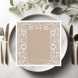 cielto lindo  baby shower  napkin