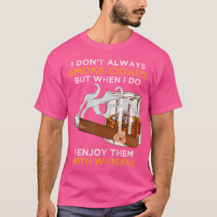 Cigar And Whiskey Saying Humidor For Cigar Lover T-Shirt
